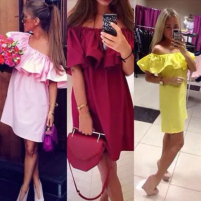 Оборки 2017 Лето Осень Модная женская одежда повседневное свободное Хлопковое