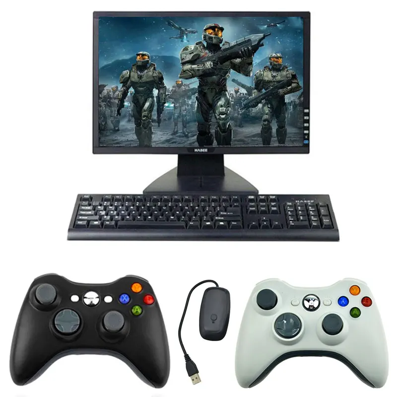 Для Xbox 360 2 4G беспроводной пульт дистанционного управления компьютер с ПК