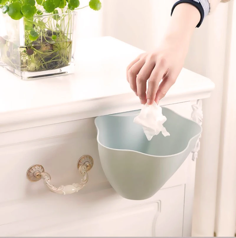 Подвесная корзина для мусора мусорное Хранение коробка настольная Мусорка