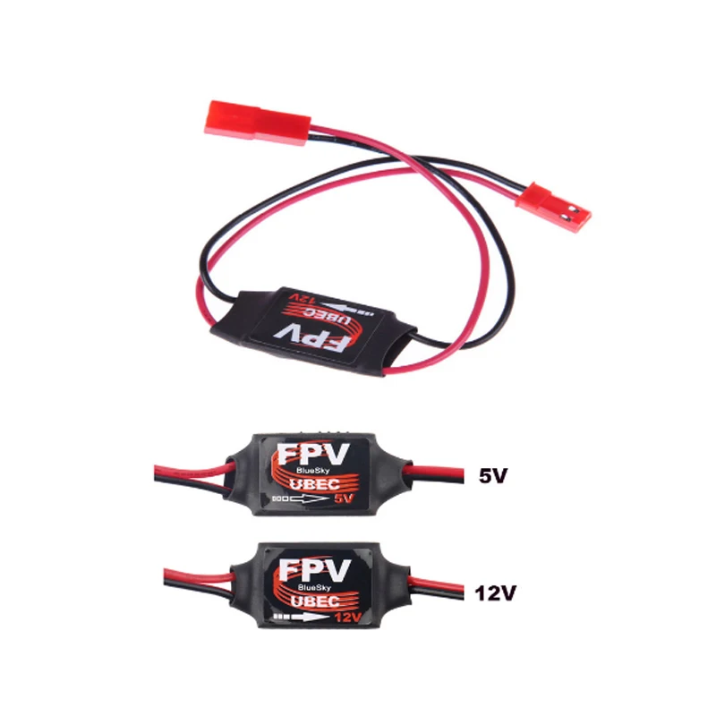 FPV UBEC-3A 5 В/12 В BEC DC-DC преобразователь понижающий модуль Mini 2-6S 5V 4-6S 12V для
