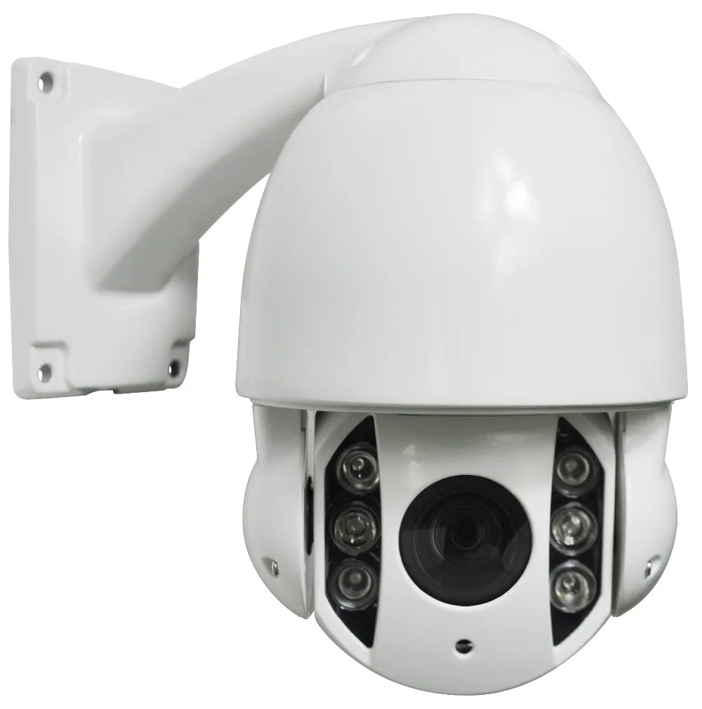 Мини 4 дюйма 960P средняя скорость купольная PTZ P2P IP камера наружная 60 м ИК Ночное