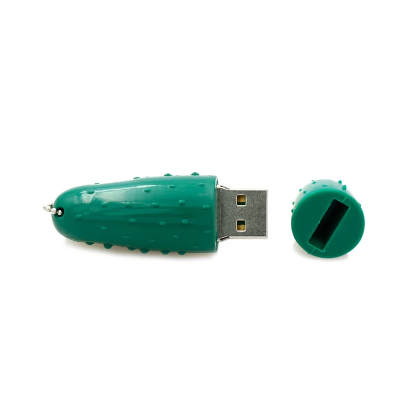 Мультяшный огурец usb флеш-накопитель 2 Гб флеш-диск для овощей 4 ГБ 8 16 u-диск 32