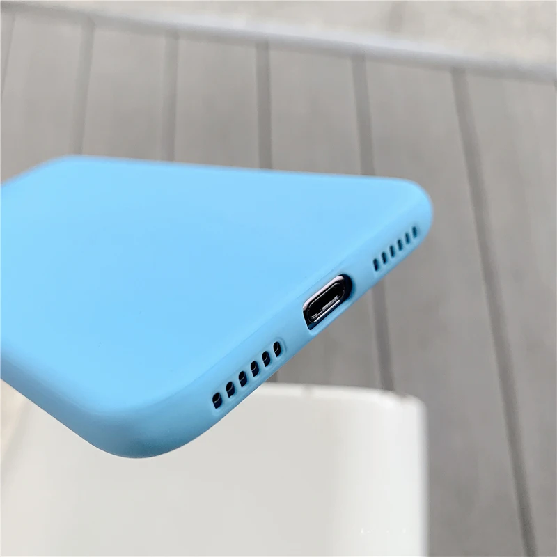 Simple Solid Color Ultrathin TPU Case For Huawei P40 Lite P30 Pro P20 P10 Selfie P9 mini P8 Phone Cover | Мобильные телефоны и