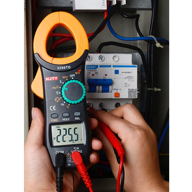 Горячая Распродажа TY3266TD цифровой клещи ACA AC/DCV Сопротивление Емкость Частота Температура NCV 3999 отсчетов Амперметр тестер