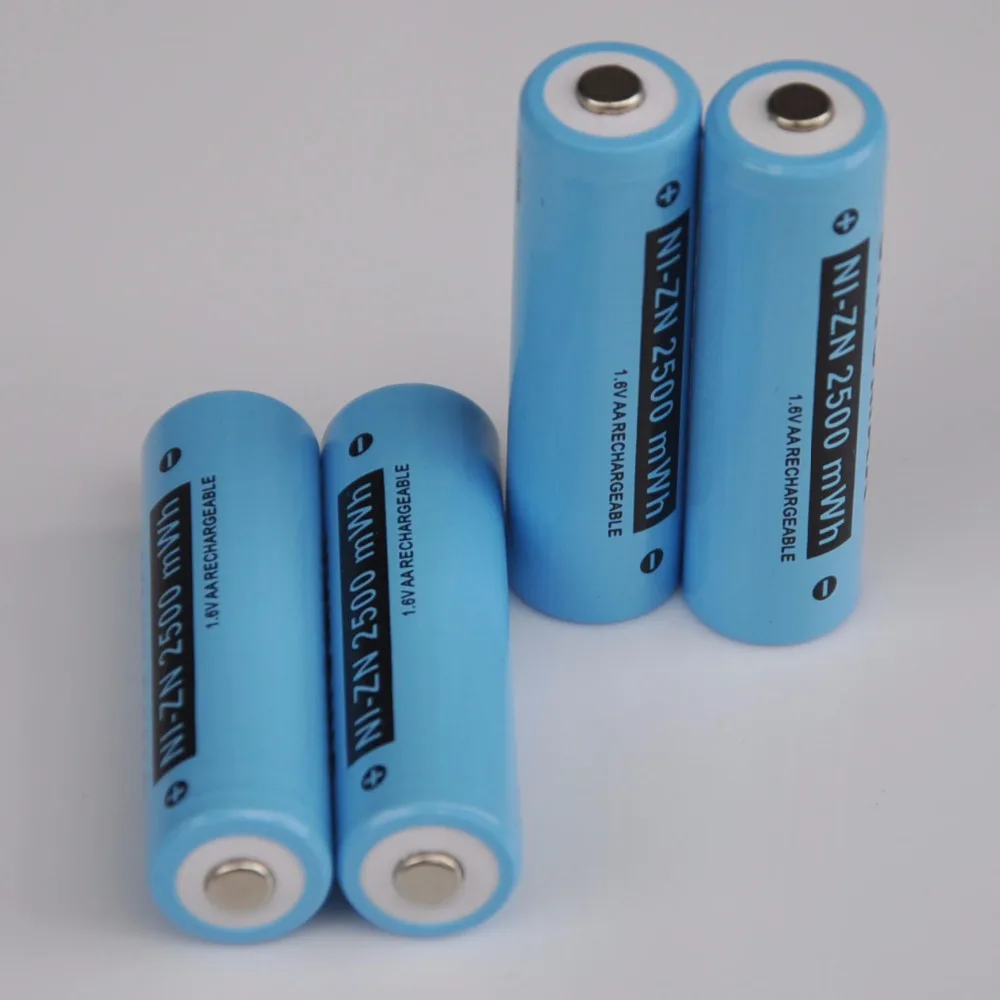 8 12 шт 1 6 V Ni Zn AA Аккумуляторная батарея 2500mwh NiZn zn ячейка для камеры игрушки Замена