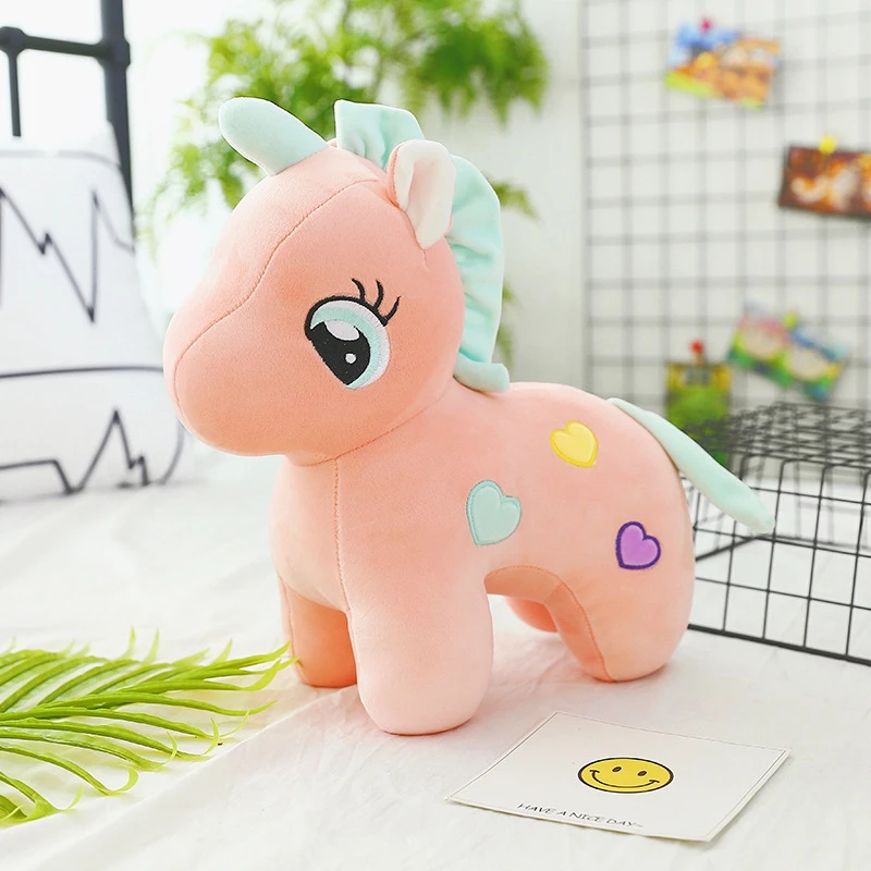 TOY123-01 Лучшие продажи Kawaii Единорог пони плюшевые игрушки Kawaii единороги плюшевые куклы висячие украшения детские игрушки подарки куклы и мягкие игрушки - Цвет: TOY123-01