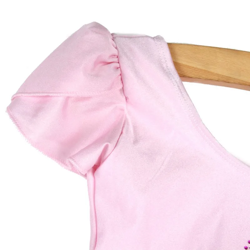 Kids Baby Girls Tutu Dress Dance Clothes Kid Princess Ball Gown Candy Colors Ballet Dancewears Short Sleeve Dresses 3-7Y | Детская