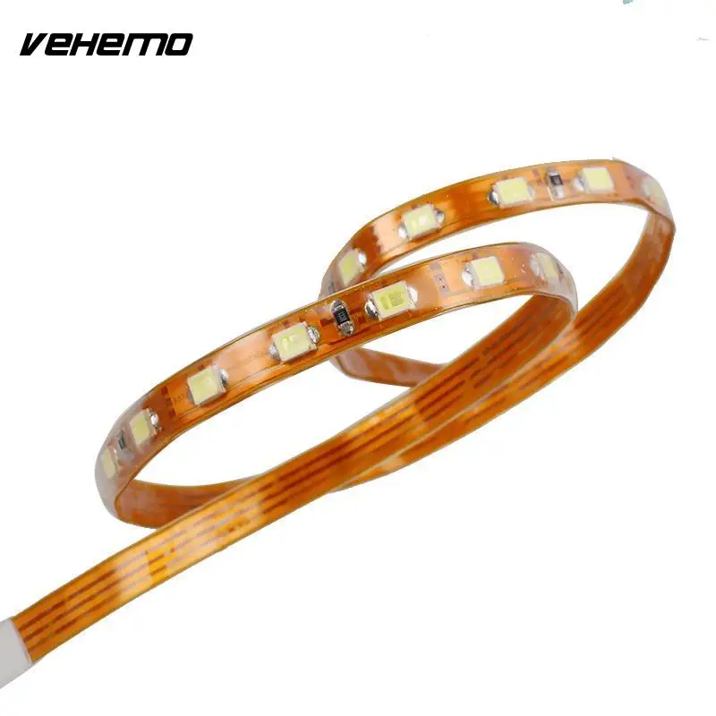 

Гибкая светодиодсветильник та для мотоцикла Vehemo, декоративная осветительная лента для двигателя мотоцикла, 12 В постоянного тока