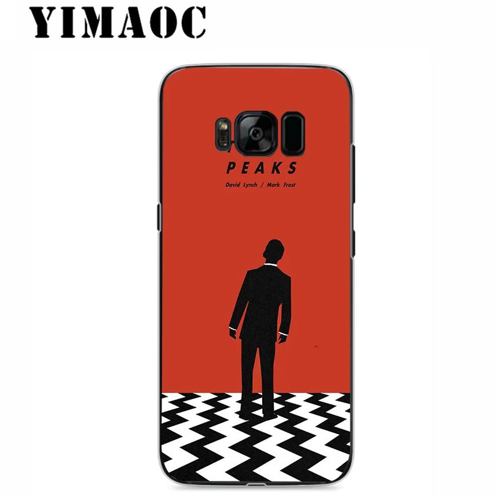 YIMAOC Twin Peaks Soft Silicone Case for Samsung Galaxy S10 S10E S9 S8 Plus S7 S6 Edge &amp Note 9 8 Cover |