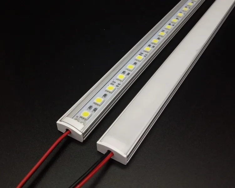 2x50 см brighKitchen светодиодный полосы RGB DC12V 36SMD 5050 светодиодный Жесткий Газа Бар светильник горячая распродажа