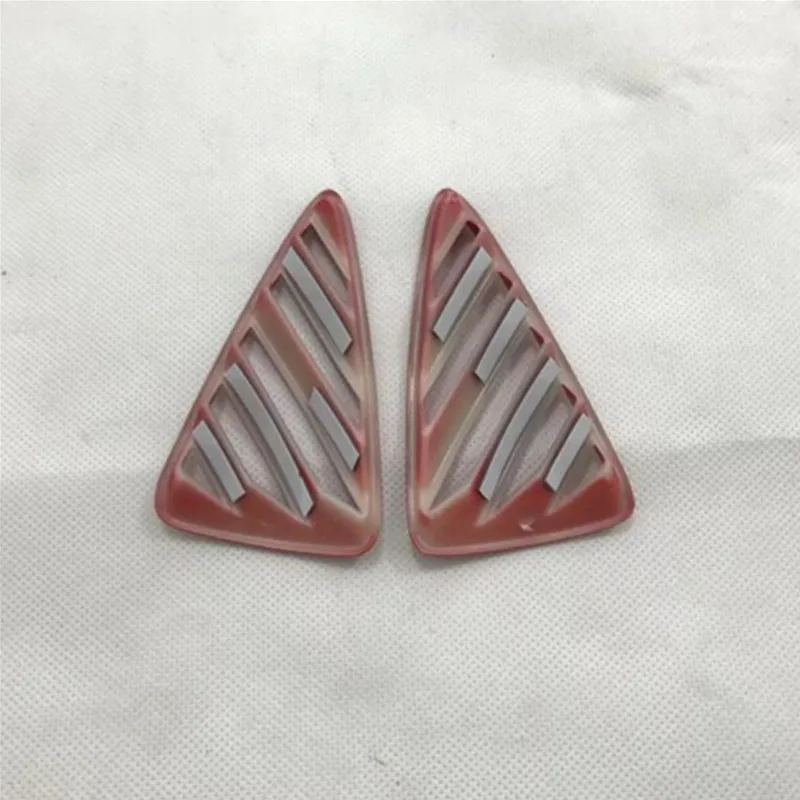 

For Mazda Cx-3 Cx3 2017 2018 2019 2020 2021 Car Sticker Air Conditioning Outlet Vent Styling Garnish Cover Frame Lamp Trim 2pcs