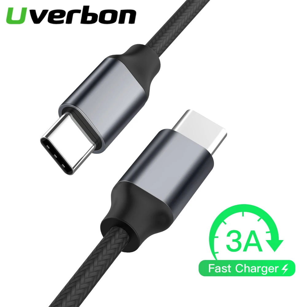 Кабель для быстрой зарядки и передачи данных type-C, 3 А, usb type-C, кабель для USB-C, кабель для MacBook ChromeBook Nexus, телефонные аксессуары