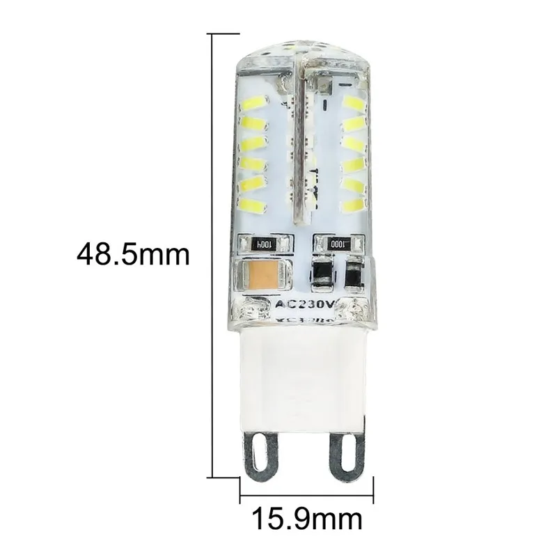 Фото Люстра Источник света 220 В G9 База 58 Светодиодная лампа SMD 3014 4 5 Вт эквивалент 30 Люстра Источник света 220 В G9 База 58 Светодиодная лампа SMD 3014 4 5 Вт эквивалент 30