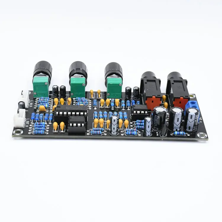 XH-M273 PT2399 цифровой усилитель микрофона доска эрекция караоке OK ревербератор усилитель NE5532 Предварительный усилитель тон доска