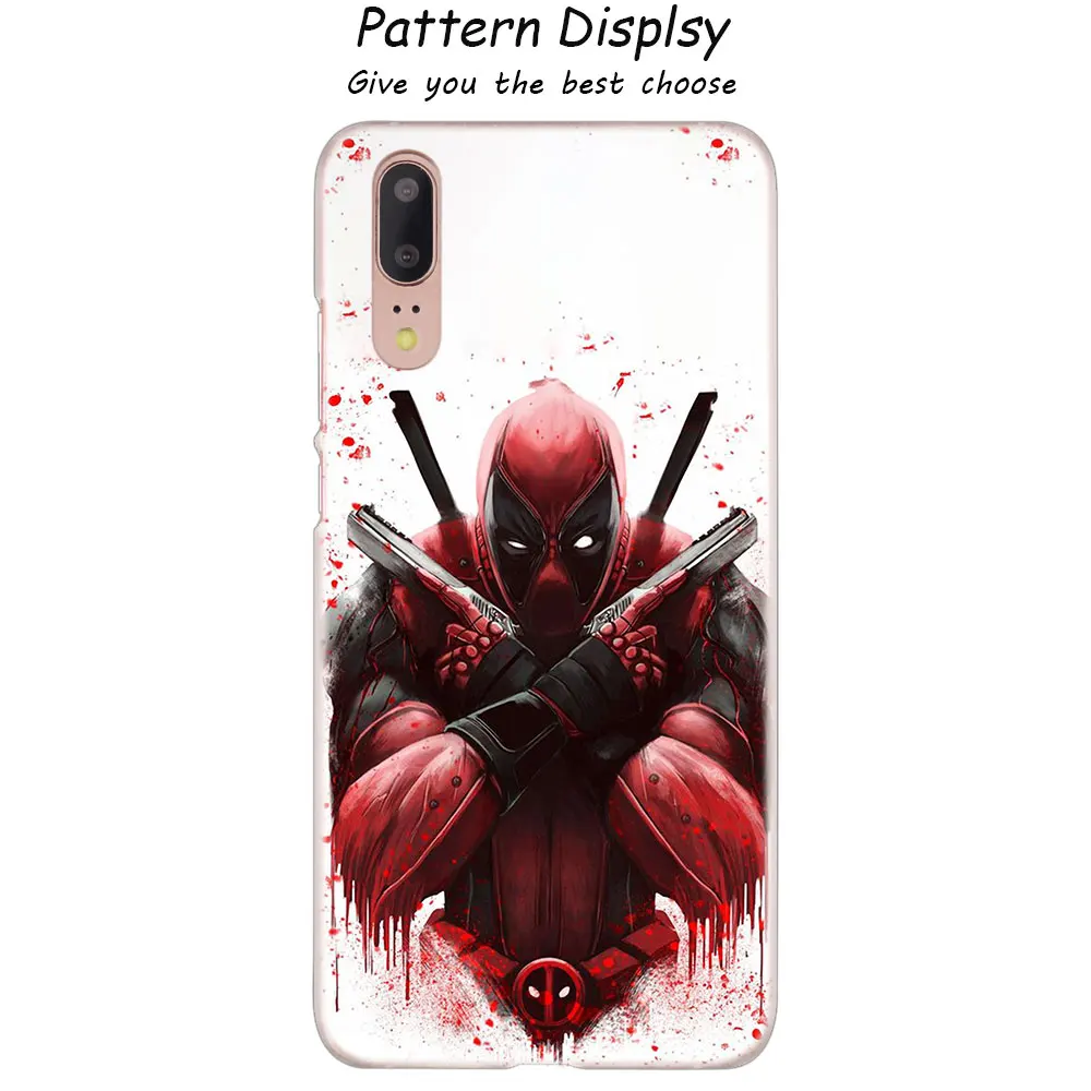 010 Модный жесткий чехол Marvel с супергероем дэдпулом для huawei P30 P20 P10 P9 P8 Lite P30 P20 Pro Mini PSmart - Цвет: 010