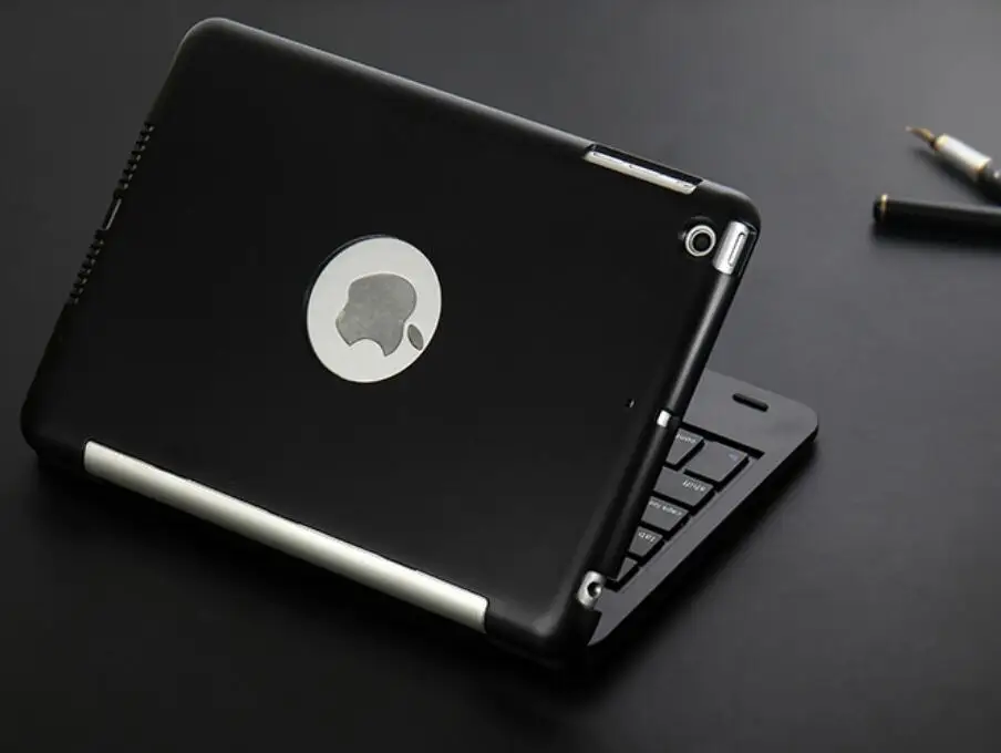 Беспроводная Bluetooth клавиатура для IPad Mini 1 2 3 полный корпус защитный портативный чехол клавиатура с подставкой настроить Русский/Английский