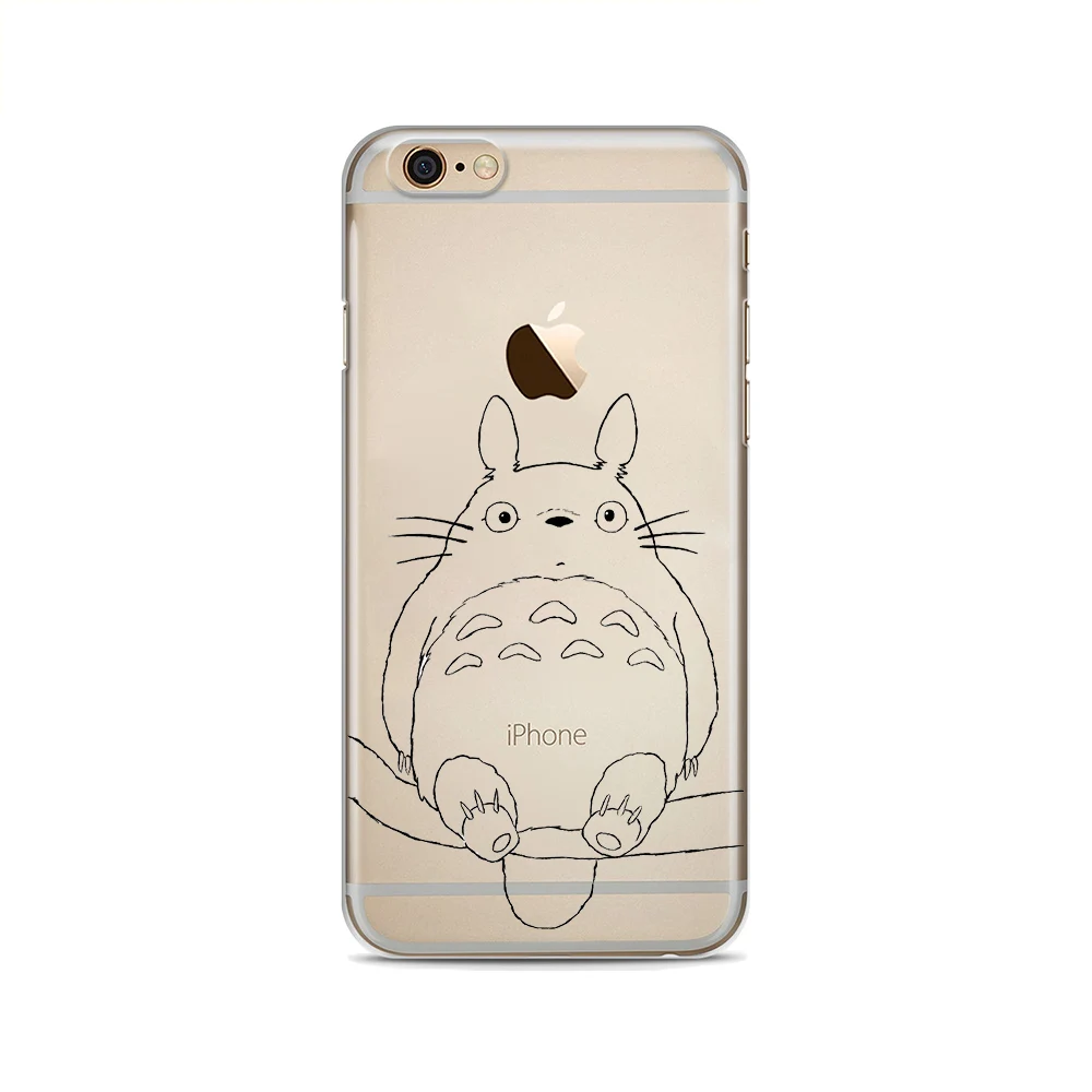 Case For iphone 5 5S SE 6S 7 8 Cute Totoro Soft Silicone TPU Phone Cover 7Plus 8Plus X XS Max XR |