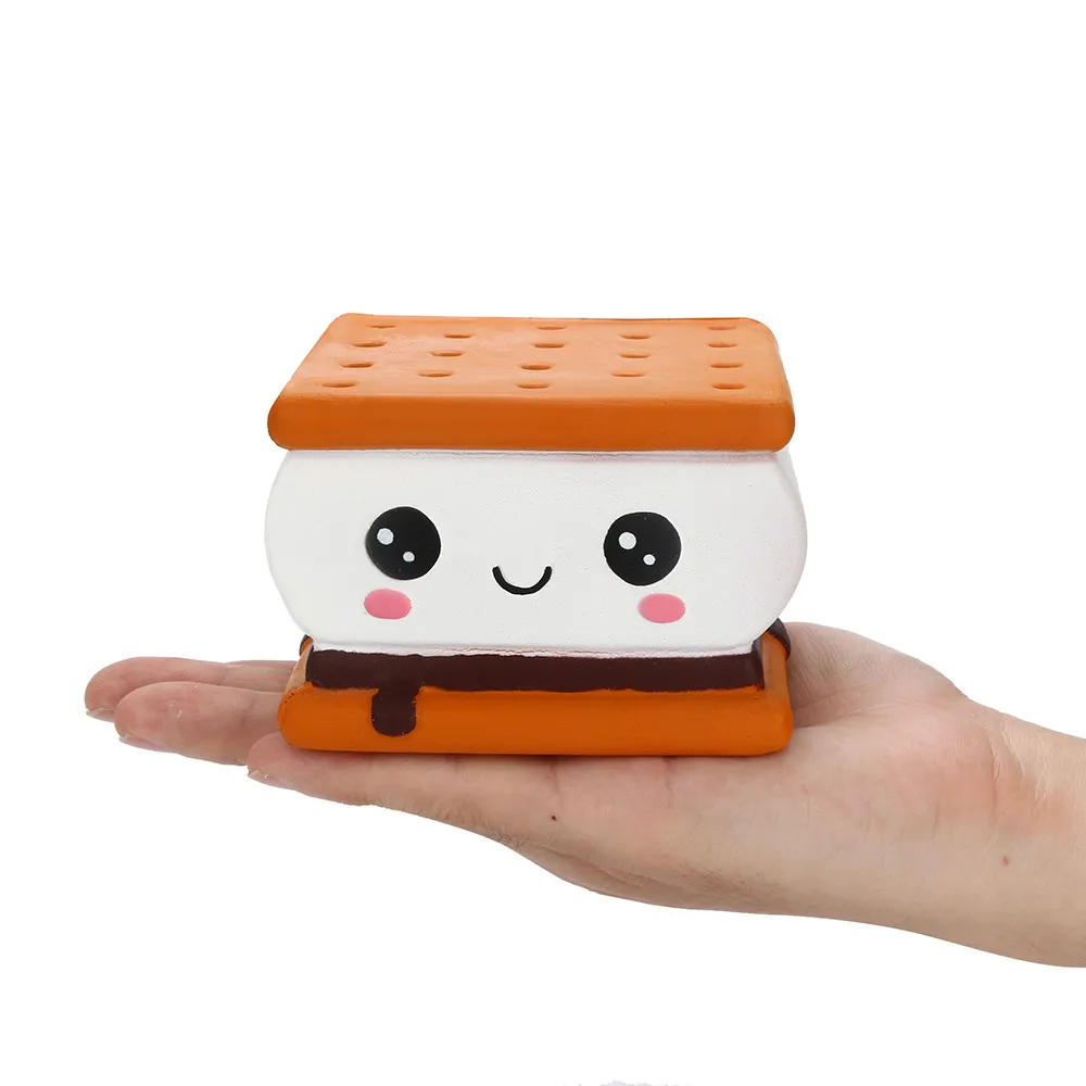 

Squishy Soft Cute Stress Reliever Scented Super Slow Rising Kids Toy Toys Biscuit gift Stress children toys dropshipping YE12.4
