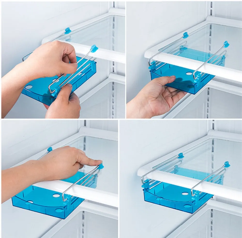 4 шт. кухонные ящики холодильник с морозильной камерой еда Выдвижная кладовая