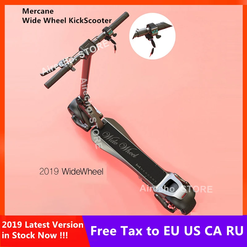 2019 новейший Mercane WideWheel KickScooter Wide Wheel 48 V 500 W/1000 W складной умный электрический скутер