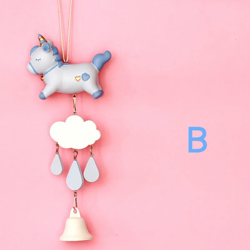 Wooden Horse Wind Chimes Resin Home Wall Door Decoration Animal Ornaments ElimElim | Дом и сад