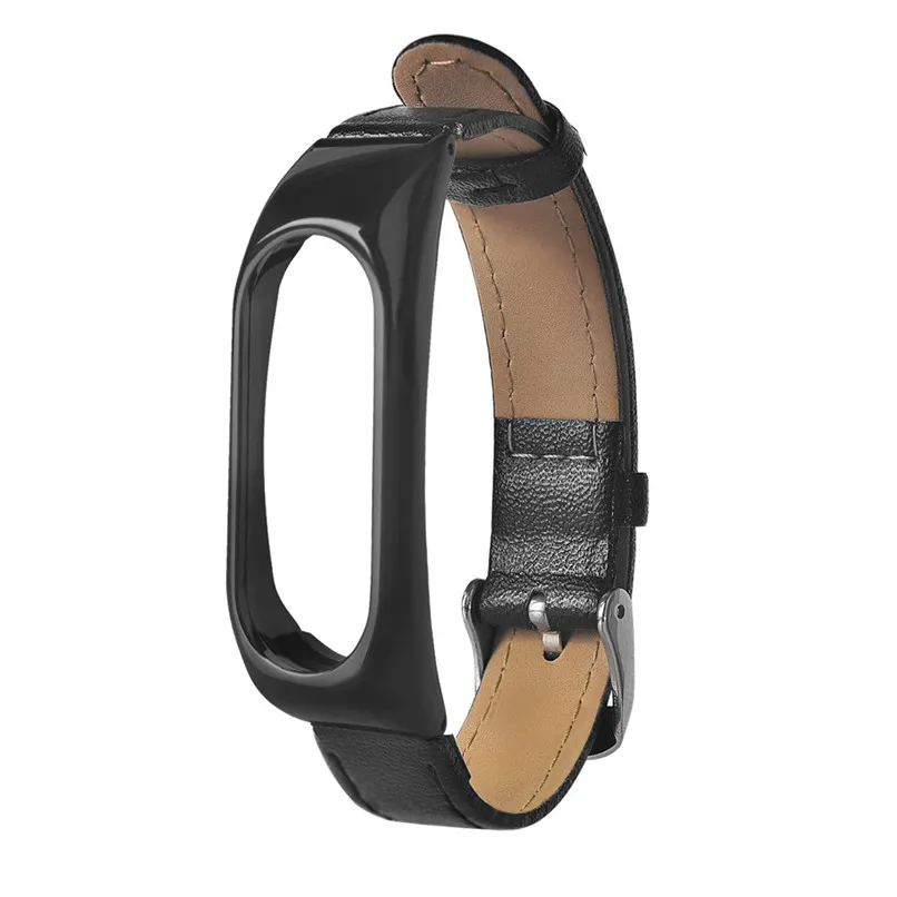 Новый кожаный ремешок для оригинального браслета Xiaomi Mi Band 2 сменный часов