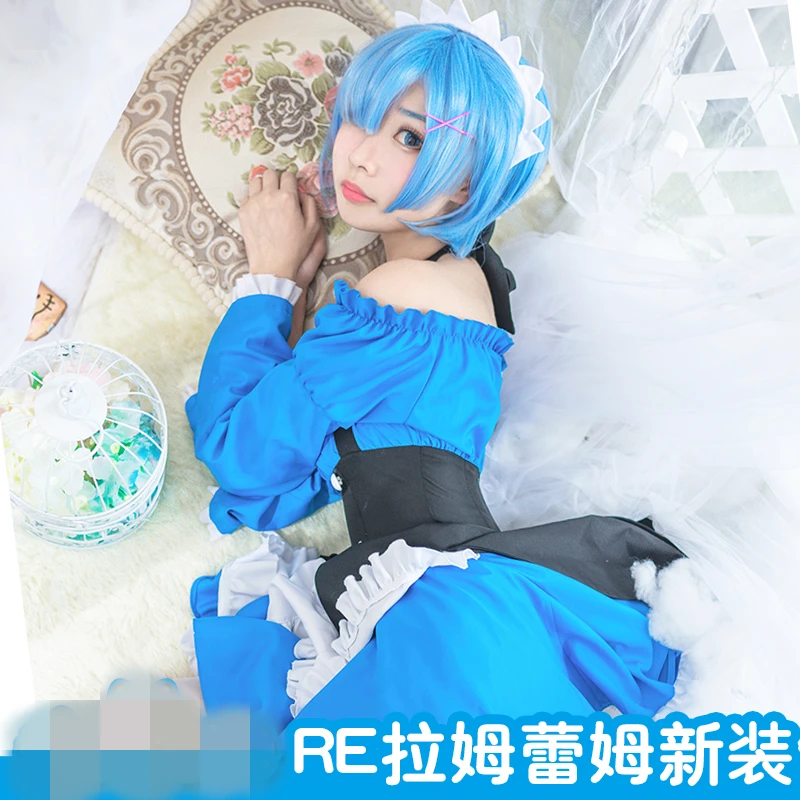 Рождественское новое платье косплей Re: Life in a different world от zero Rem и Ram Аниме Косплей Костюм Stlye женское платье