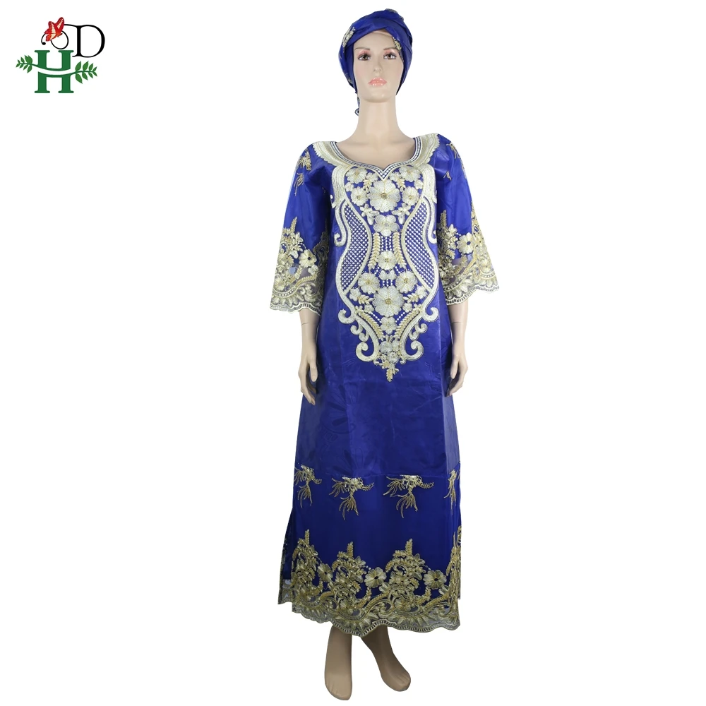 Женская одежда H & D в африканском стиле кружевные платья Дамская vestido накидка на