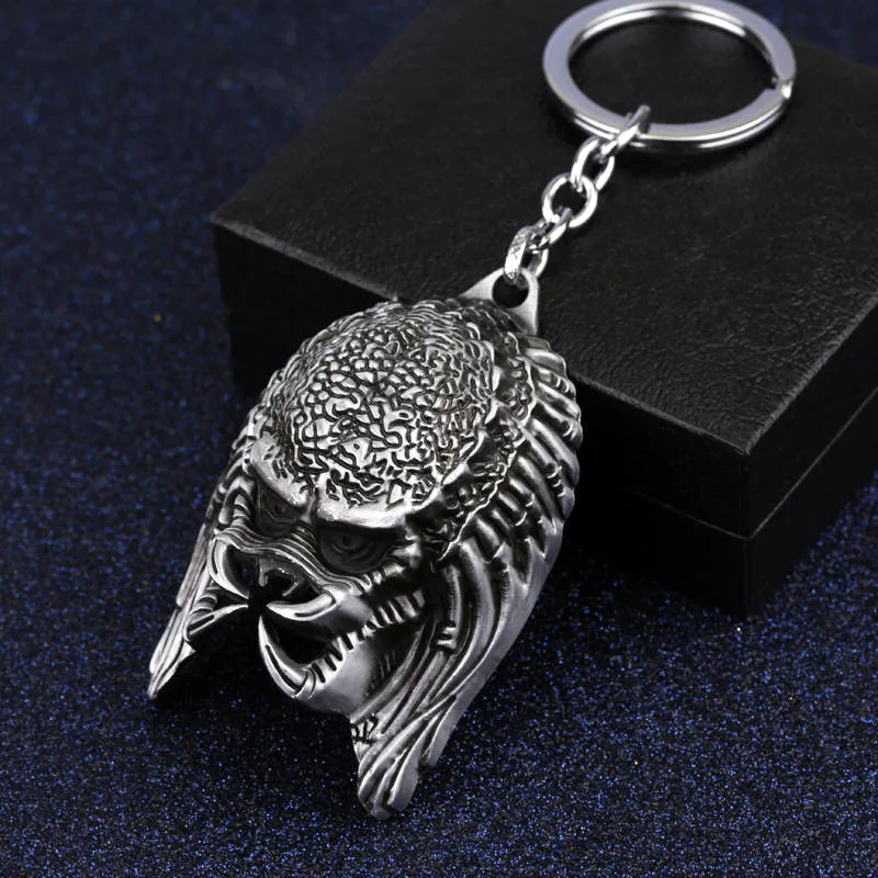 Брелок хищника из популярного фильма Маска брелок сплава AVP Alien Predator мужской и