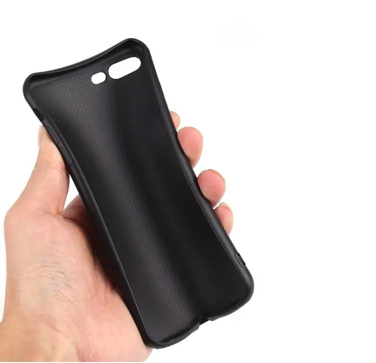Новое поступление чехол для телефона iPhone 6 Plus 7 плюс углерода Волокно ТПУ Мягкий В