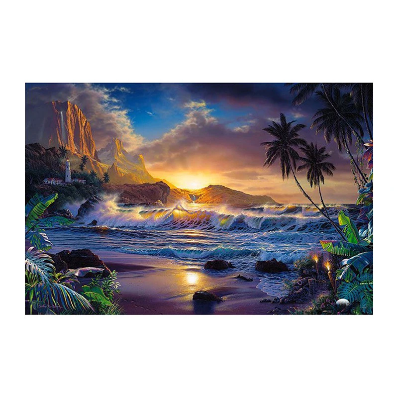 Алмазная вышивка 5D DIY алмазная живопись Four Seasons пейзаж картина выложенная