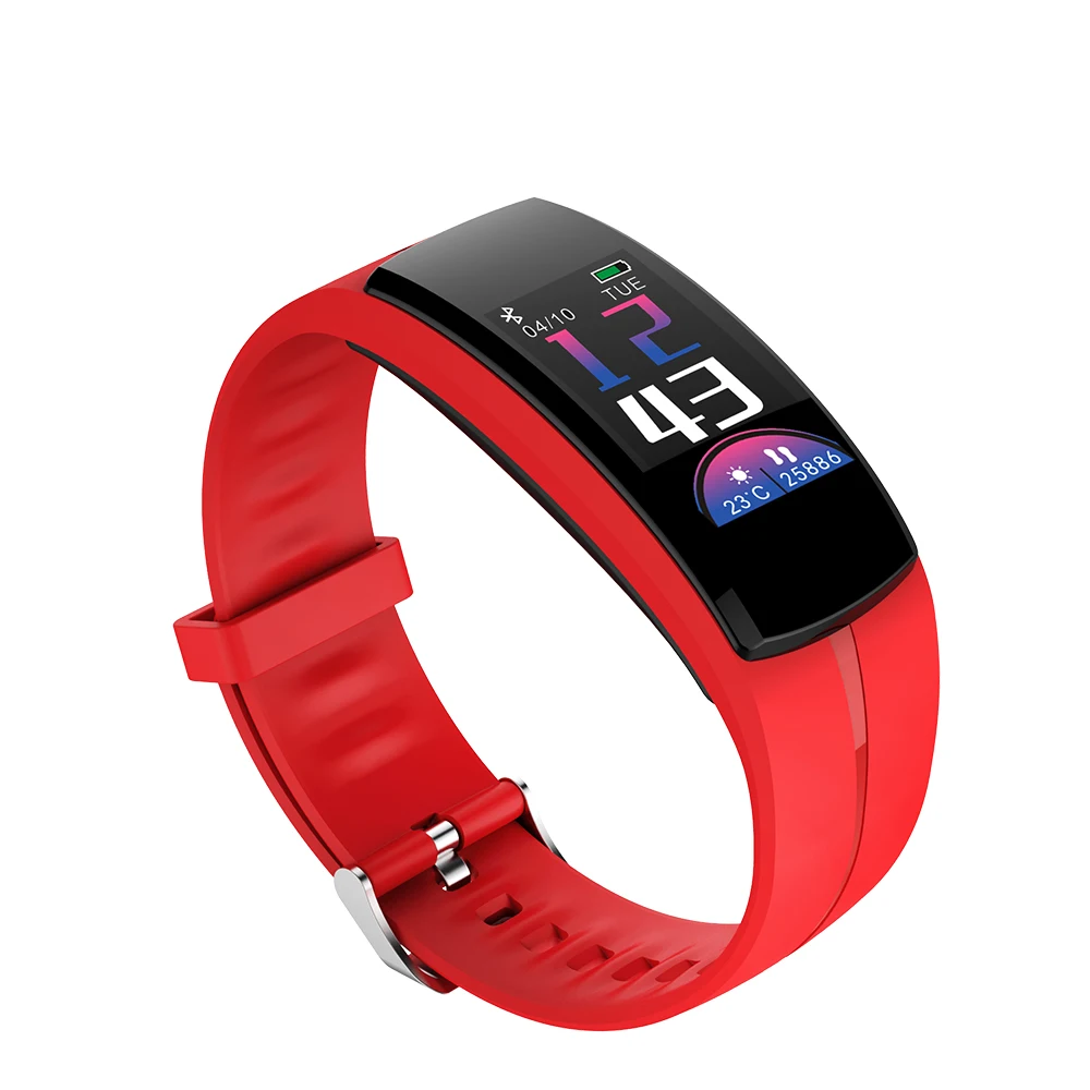 QS100 умный Браслет крови Давление монитор Фитнес трекер Цвет Экран смарт сна