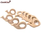 Деревянный Прорезыватель КИТ натуральные ручной работы деревянные из бука, сделай сам, деревянный Персонализированный Кулон, экологически чистые игрушки безопасный Прорезыватель для малышей