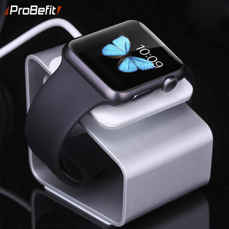 ProBefit Алюминиевый металлический держатель для часов iWatch 4 станция кронштейн для Apple Watch 4 3 2 1 Аксессуары 38 мм 42 мм 44 мм 40 мм