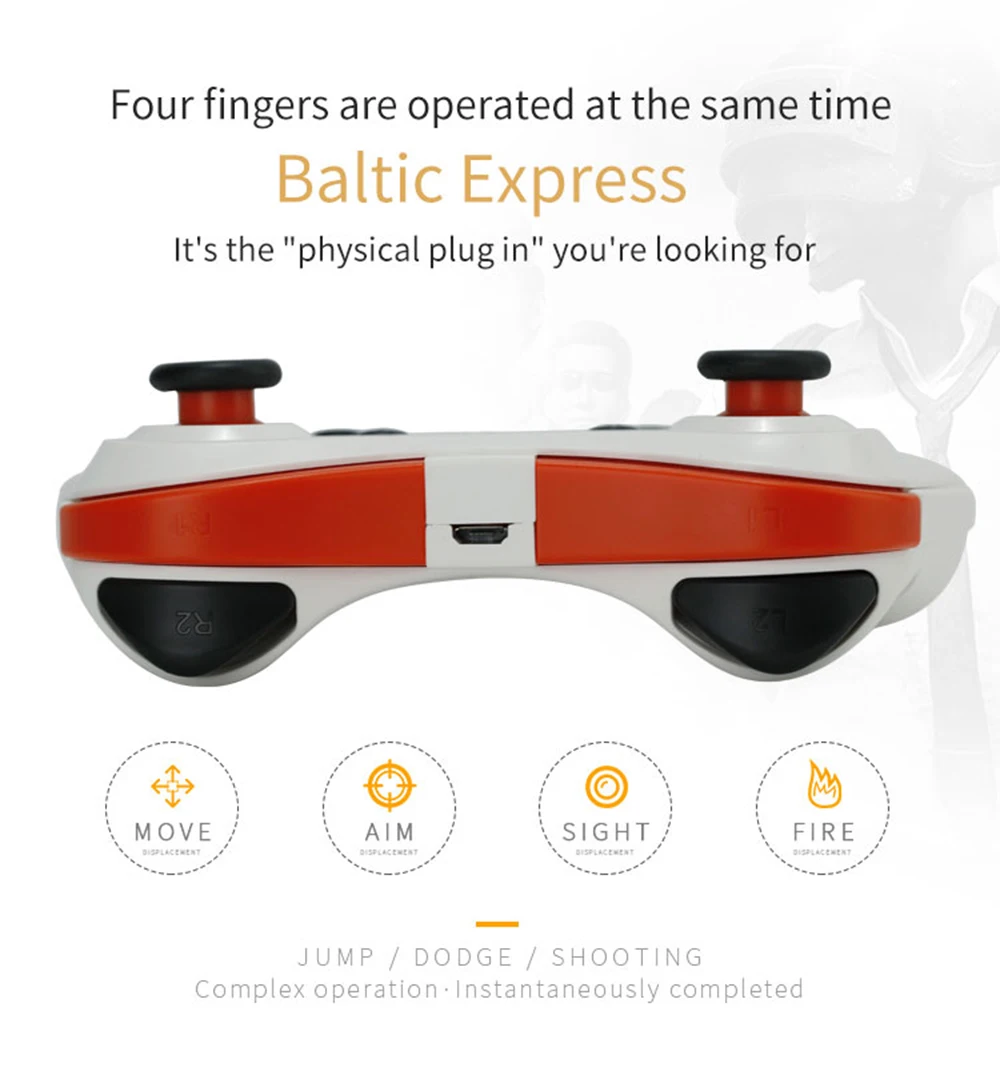 MOCUTE 056 Bluetooth геймпад Android беспроводной джойстик PUBG контроллер Джойстик для iOS/Android/ноутбук игровой контроллер