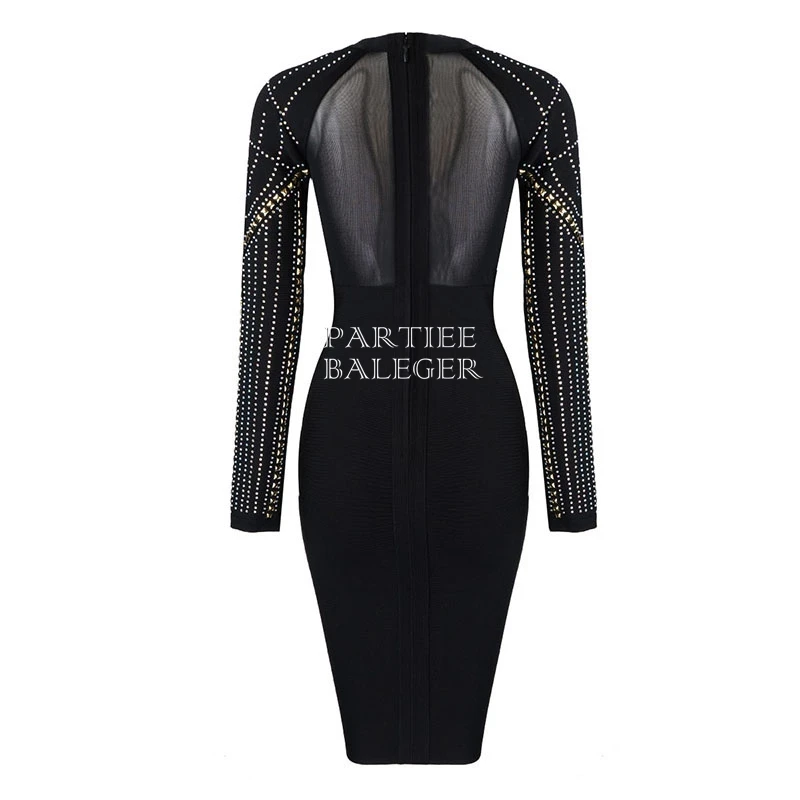 PB Новое поступление сексуальное элегантное модное платье с бусинами украшенное