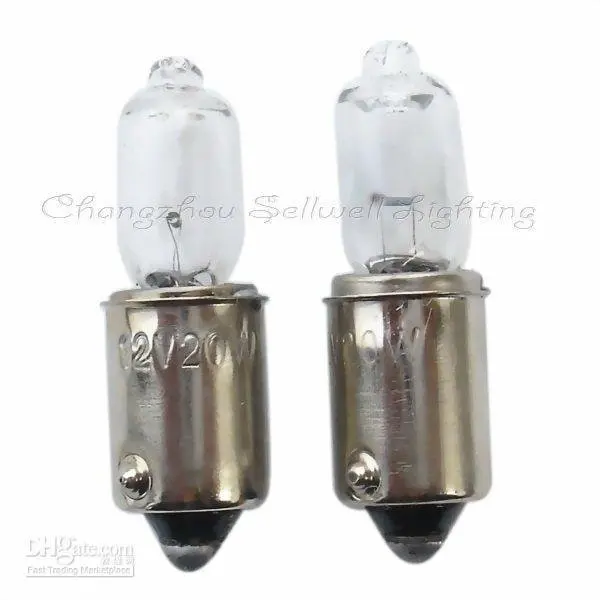 

1000pcs/lot 12v 20w ba9s A330 GREAT!halogen bulb light