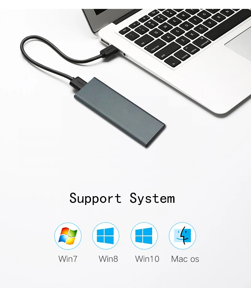 USB 3 0 M.2 NGFF SSD корпус мобильный жесткий диск окно адаптера внешний для m2 чехол