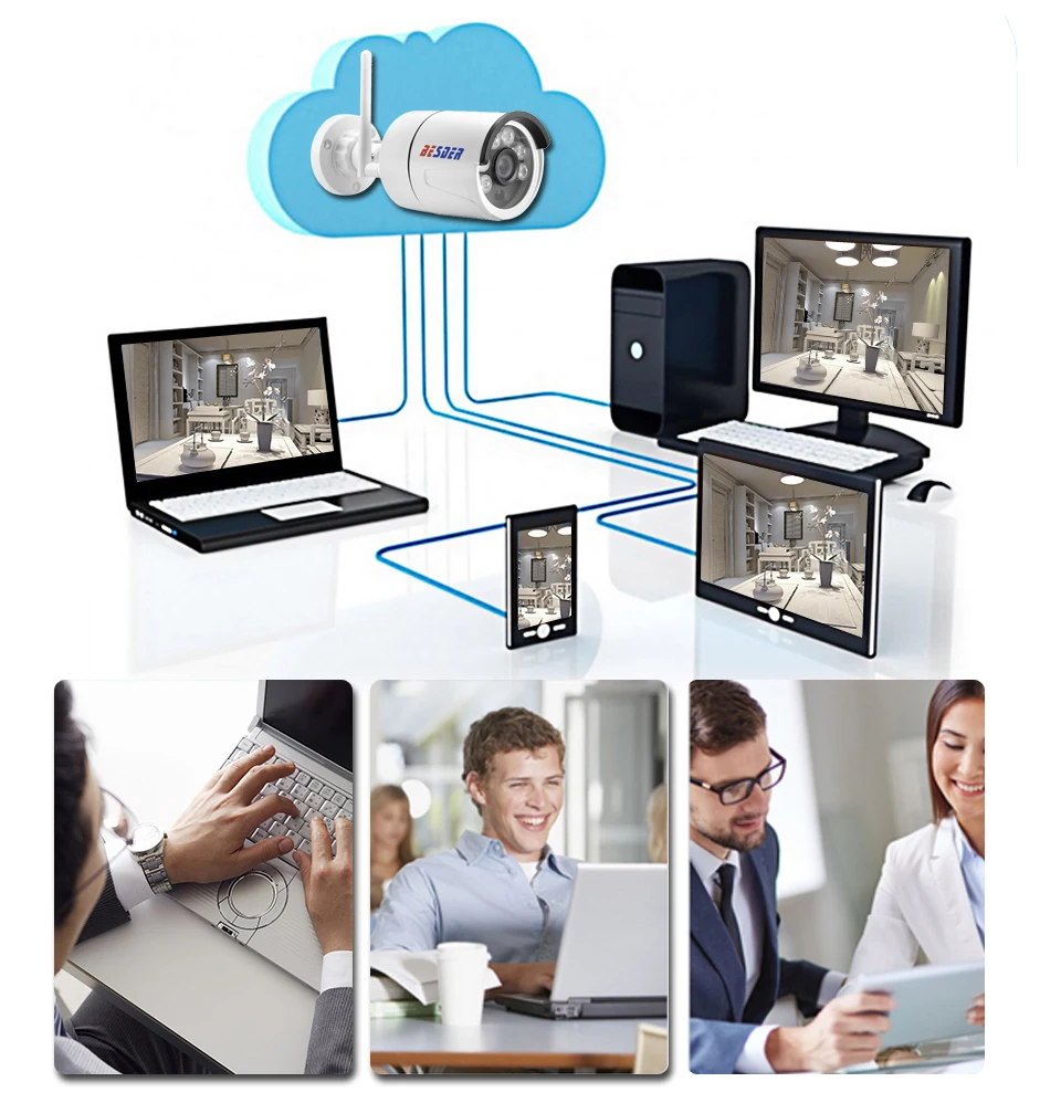 Besder Fulll HD 1080P 960P 720P IP wifi камера IR 20M ночного видения 1.0MP 2MP Bullet безопасности CCTV Беспроводная камера P2P CamHi app