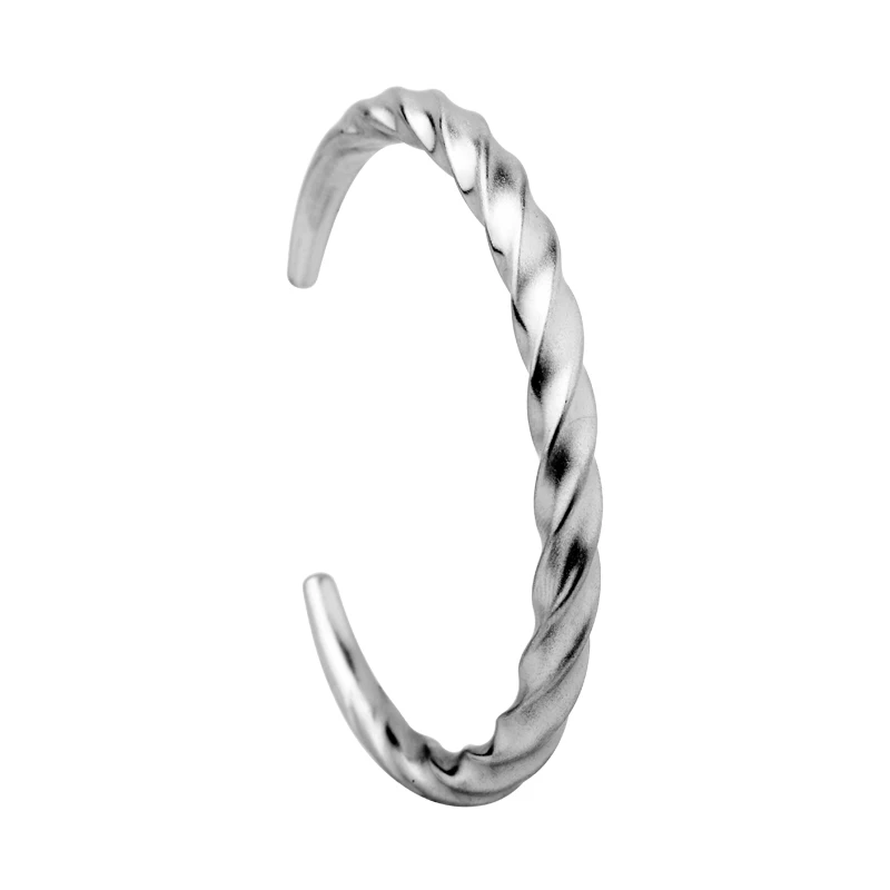 

Norse Viking Square Line Twist Bracelet For Men Couple Jewelry