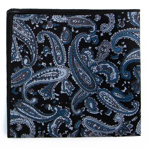 PCH-028 Хлопковый платок, новинка, 25x25 см, с цветочным принтом, Пейсли, карманные квадраты, модный винтажный костюм, карман, полотенце, носовой платок для мужчин - Цвет: PCH-028