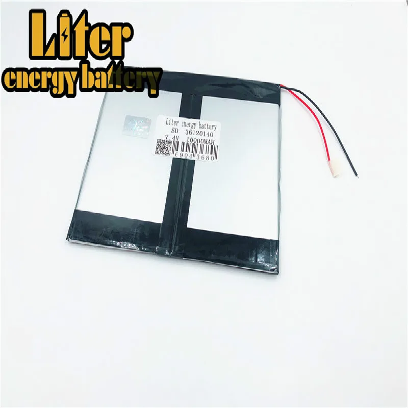 7 4 V 10000mAH 36120140 35120140 (полимерный литий ионный аккумулятор) большой 9 дюймовый