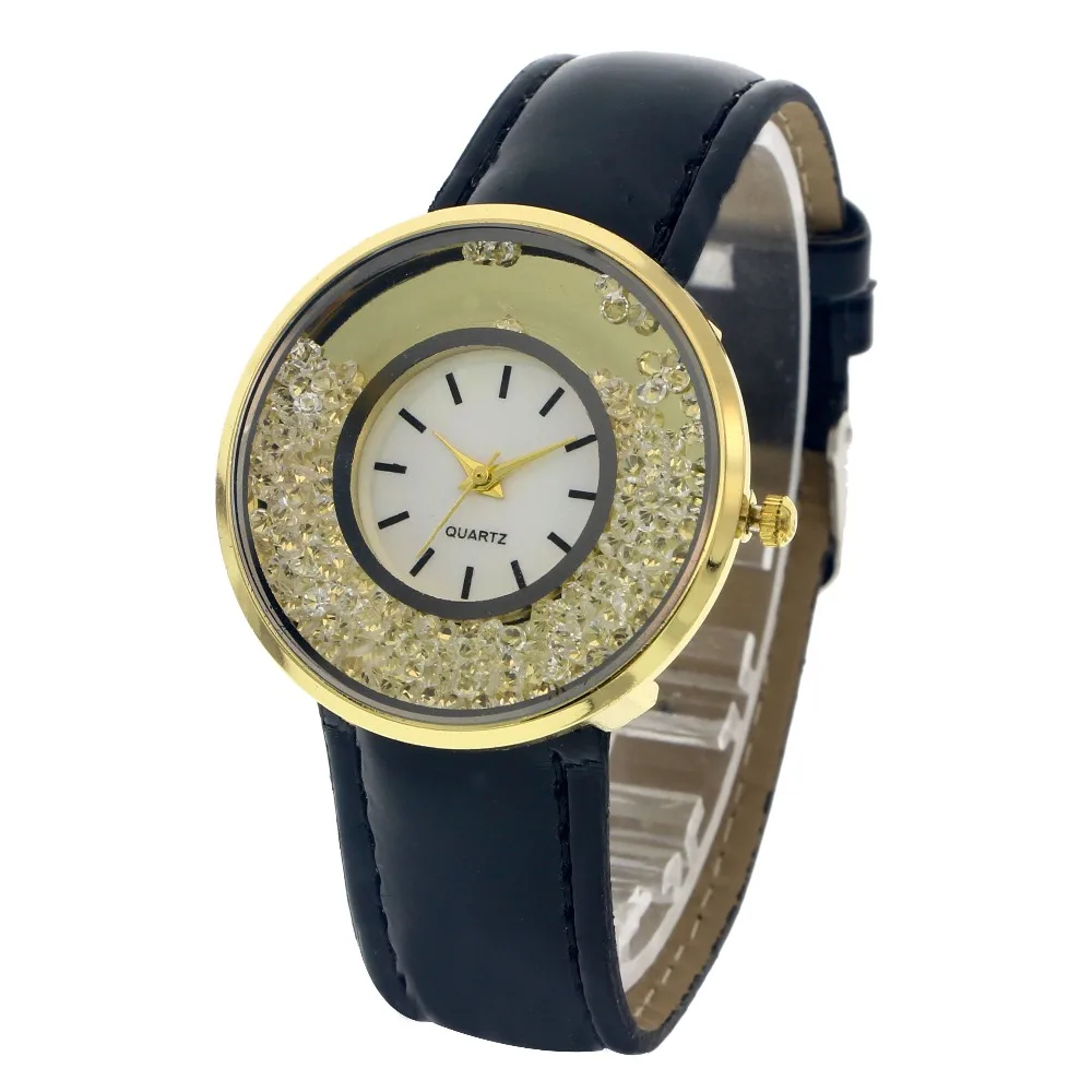 100 шт./лот 8002 Женские повседневные Модные женские наручные часы с серебристым