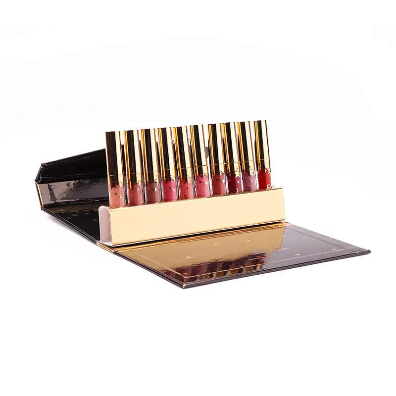 10 матовый металлический Жидкий блеск для губ Косметика Губная помада Губы