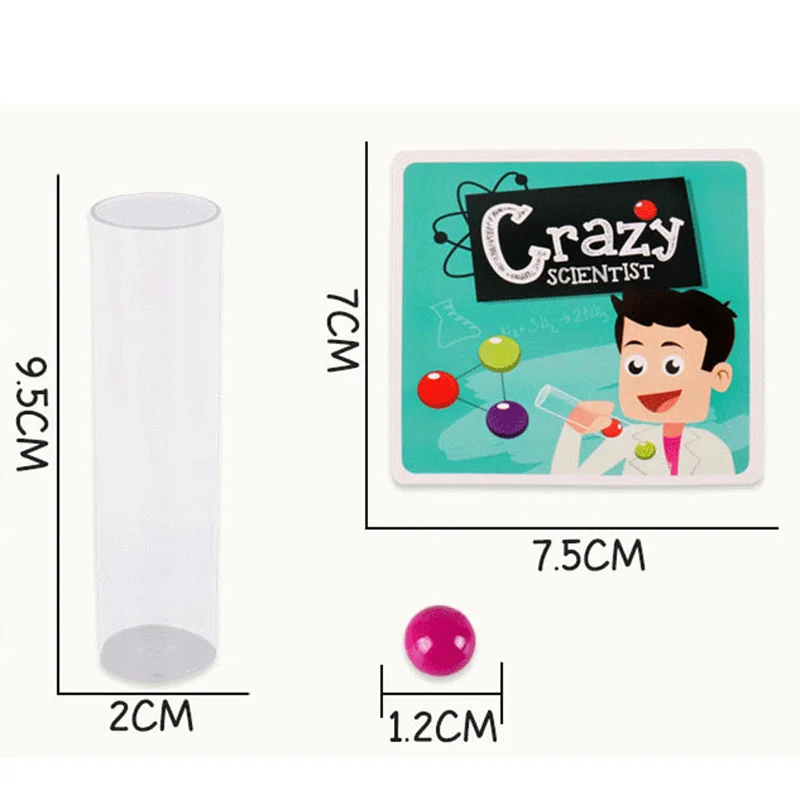 Забавная настольная игра Crazy Scientist набор пробок логическое мышление для детей