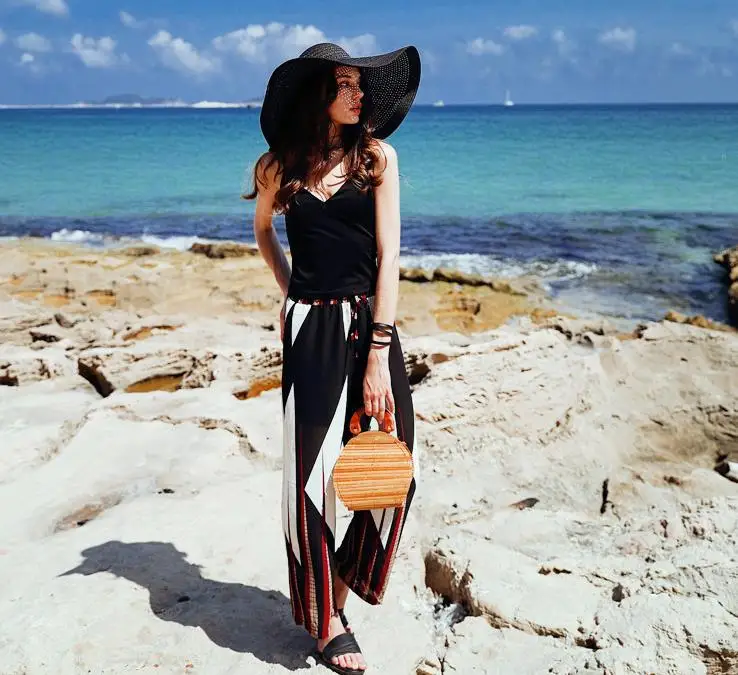 Эластичный пояс новые летние 2017 Для женщин шифон Брюки для девочек Повседневное