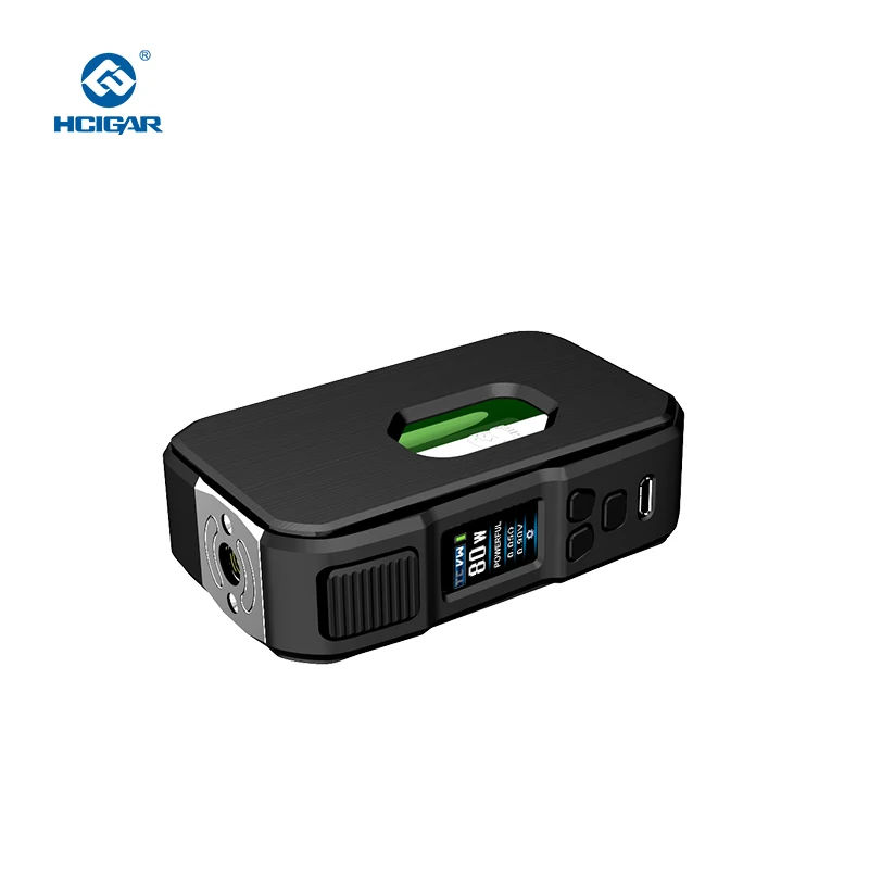 Оригинальный Hcigar AURORA Squonk Mod 80 Вт электронная сигарета бокс мод Поддержка VW/TC режим
