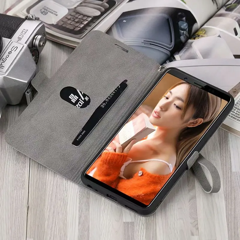 ДЛЯ Vivo Y79 Y75 Y73 V9 чехол Магнитный винтажный флип-кошелек с подставкой кожаный V7 Play