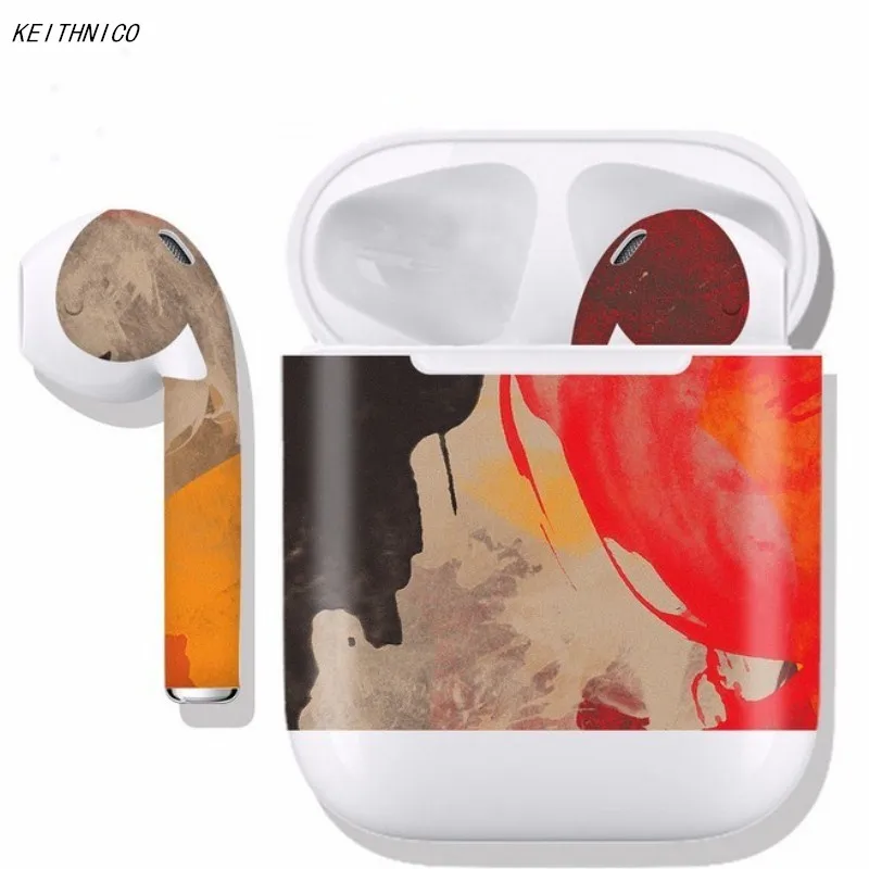 1 шт. защитный винил кожи наклейка для AirPods обёрточная крышка стикеры шкуры легко