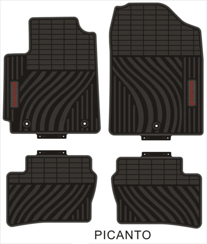 

Special No Odor Carpets Waterproof Rubber Car Floor Mats for KIA PICANTO FORTE SORENTO